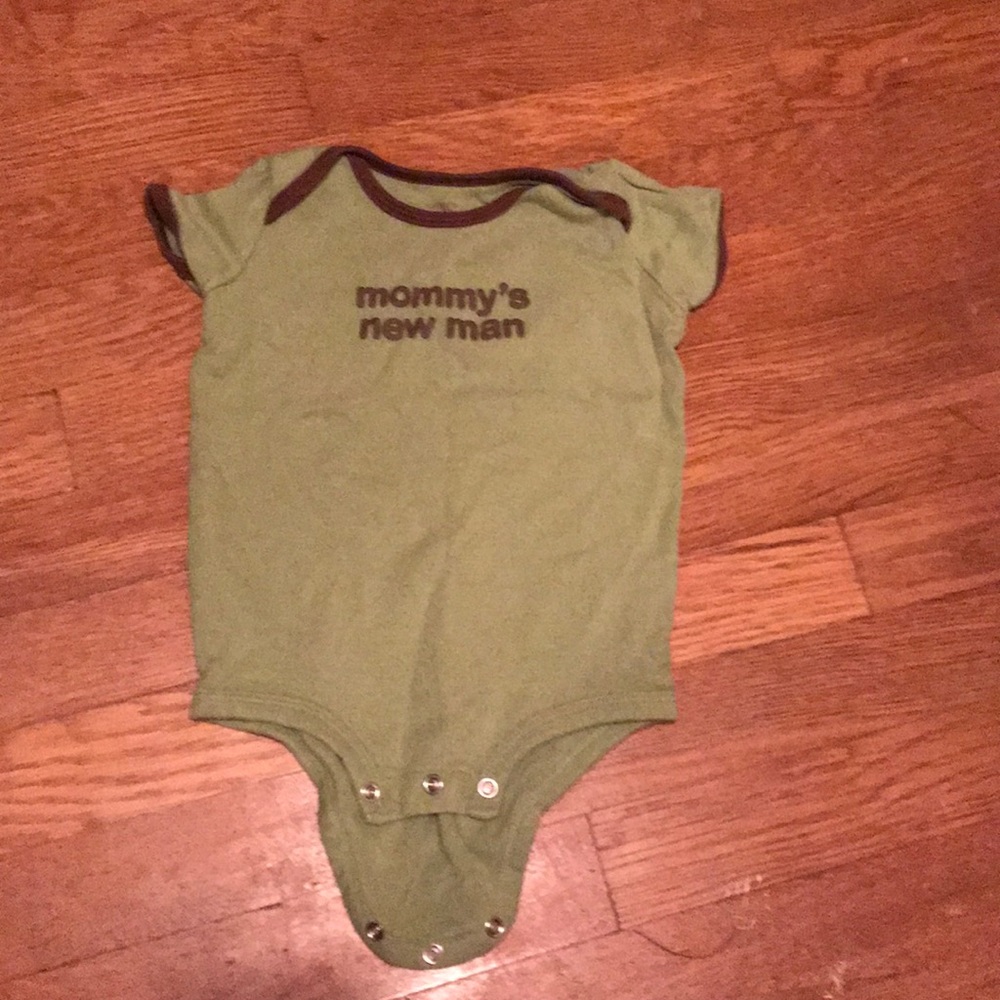 Mommy’s new man onesie